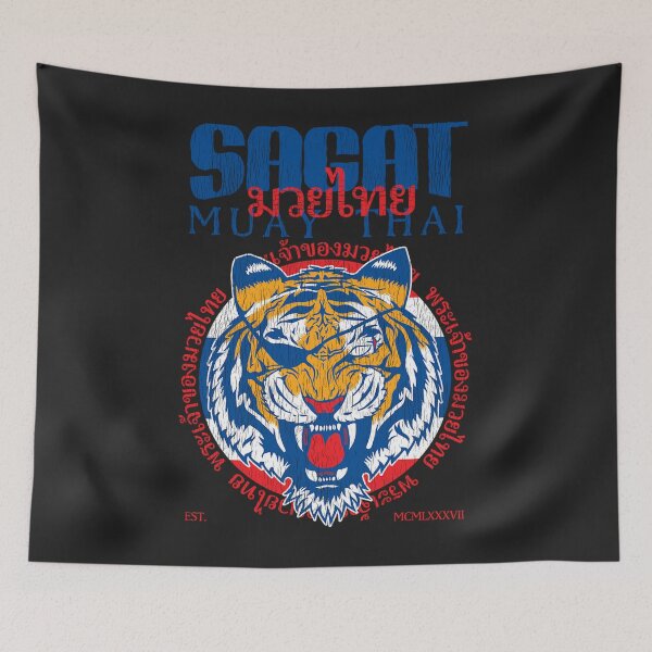 Item preview, Sagat God Of Muay Thai Gym Tiger designed and sold by YupingSchellha.