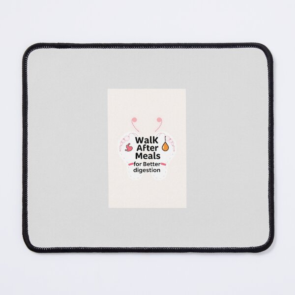 Item preview, Walk After Meals – Minimalist Digestive Health Sticker designed and sold by Raushan  Kumar.