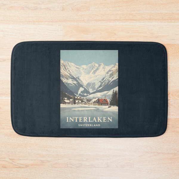 Item preview, A Vintage Illustration of Interlaken - Switzerland  designed and sold by GoodOldVintage.
