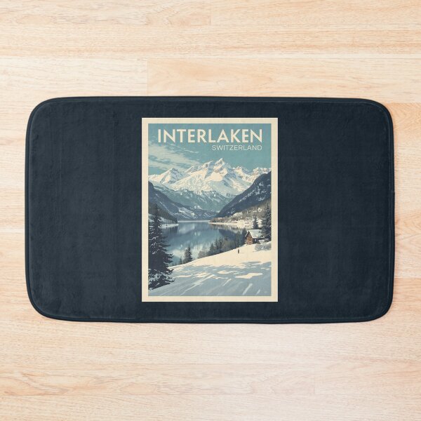Item preview, A Vintage Illustration of Interlaken - Switzerland  designed and sold by GoodOldVintage.