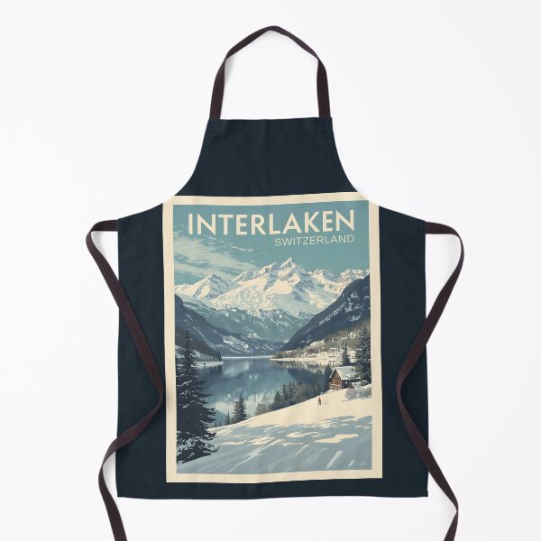 Item preview, A Vintage Illustration of Interlaken - Switzerland designed and sold by GoodOldVintage.