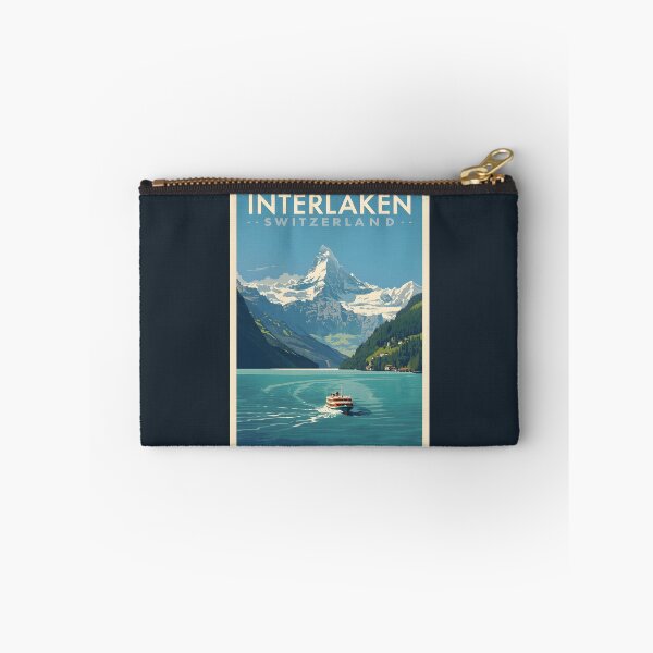 Item preview, A Vintage Illustration of Interlaken - Switzerland  designed and sold by GoodOldVintage.