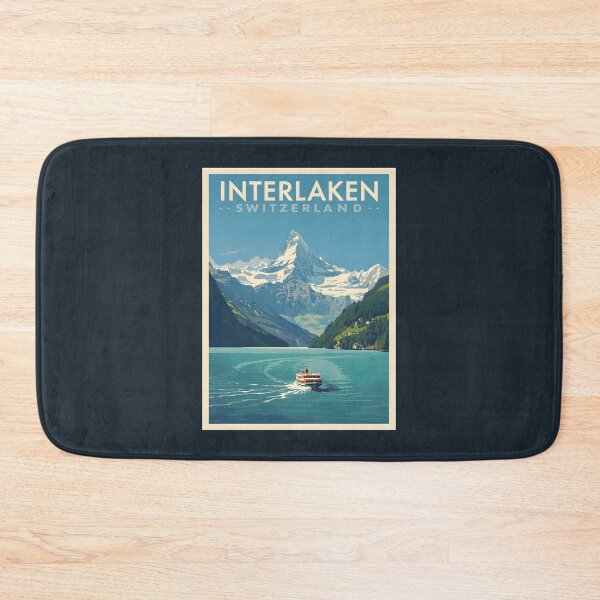 Item preview, A Vintage Illustration of Interlaken - Switzerland  designed and sold by GoodOldVintage.