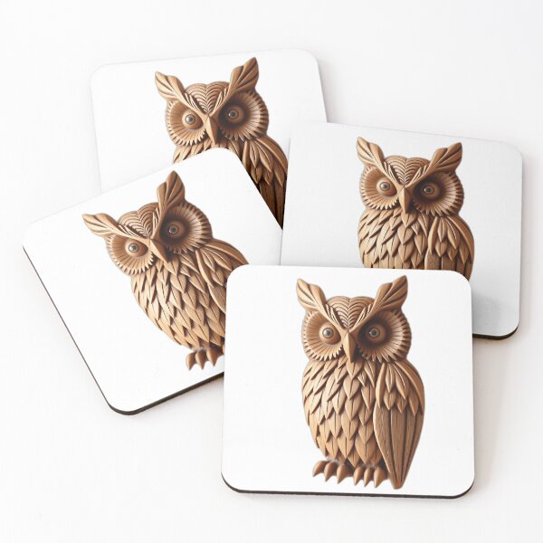 Item preview, Cherry Wood Owl Sculpture designed and sold by sharon1210.