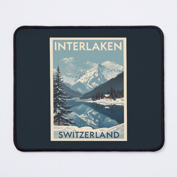 Item preview, A Vintage Illustration of Interlaken - Switzerland designed and sold by GoodOldVintage.