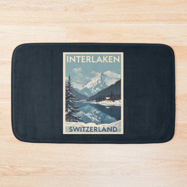 Item preview, A Vintage Illustration of Interlaken - Switzerland  designed and sold by GoodOldVintage.