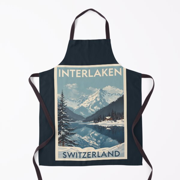 Item preview, A Vintage Illustration of Interlaken - Switzerland designed and sold by GoodOldVintage.
