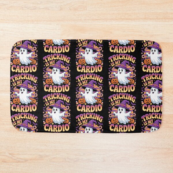 Item preview, Tricking Is My Cardio Ghost Halloween Design designed and sold by Taans-Creation.