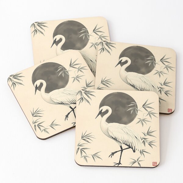 Item preview, Elegant Crane with Bamboo and Ink Patterns designed and sold by sharon1210.