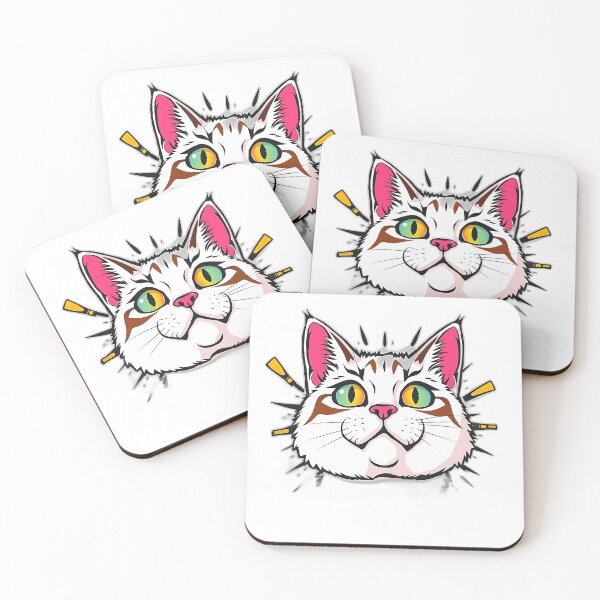 Item preview, Bold Graphic Cat with Comic Flair designed and sold by sharon1210.