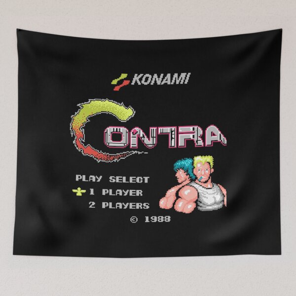 Item preview, Contra Vintage Title Screen By Pixelretro designed and sold by MagaliKris.