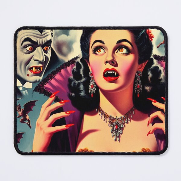 Item preview, Retro Vampire Woman designed and sold by PulpVintage.