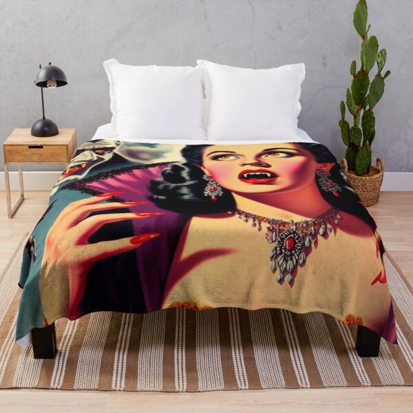Item preview, Retro Vampire Woman designed and sold by PulpVintage.