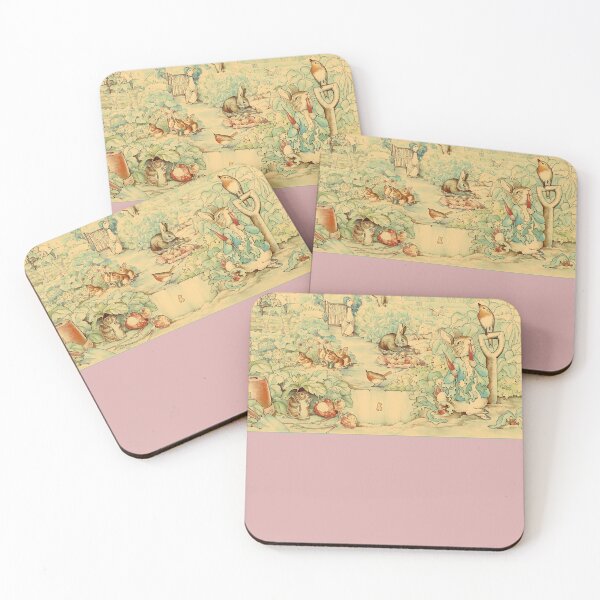 Item preview, Beatrix Potter Storybook Characters In Garden designed and sold by BrunhildBerg.