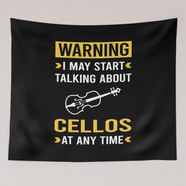 Item preview, Warning Cello Cellist designed and sold by Maxxamus.