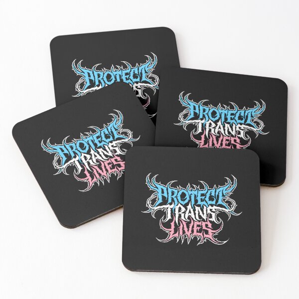 Item preview, Protect Trans Lives Death Metal Logo designed and sold by thikavaloraa.