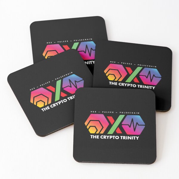 Item preview, The Crypto Trinity (Hex Pulsechain And Pulsex) On Black designed and sold by thikavaloraa.