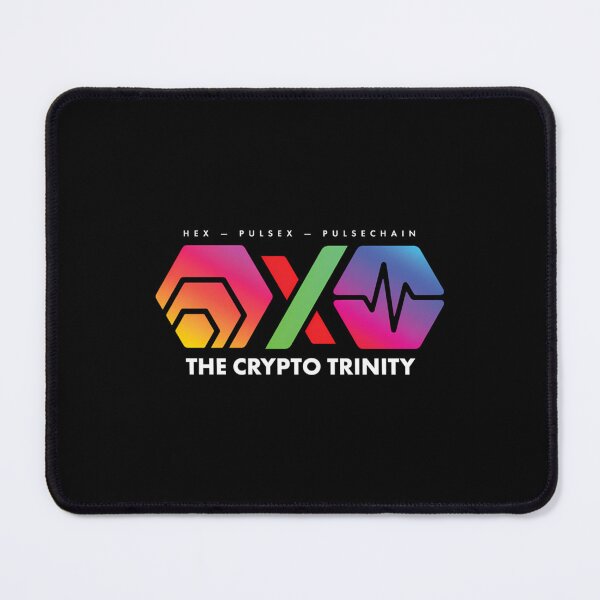 Item preview, The Crypto Trinity (Hex Pulsechain And Pulsex) On Black designed and sold by thikavaloraa.