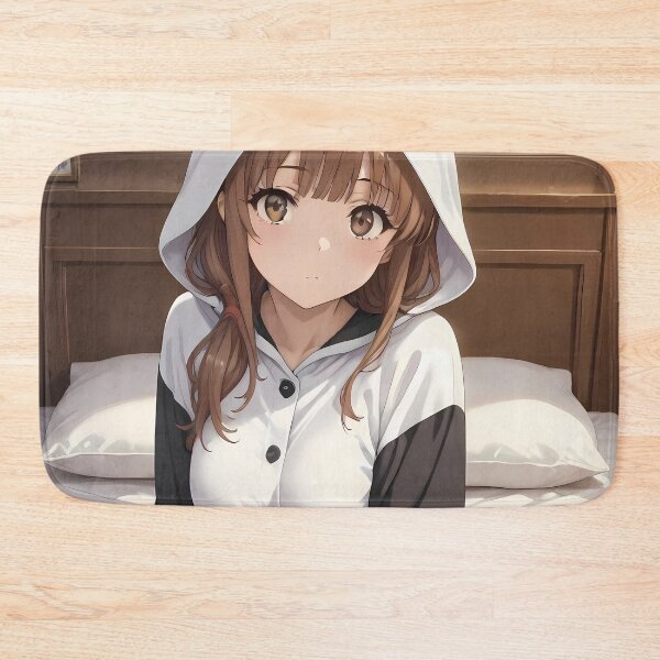Item preview, Kaede Azusagawa Bunny Girl Senpai Panda Cozy Anime Girl designed and sold by CarlosBender.
