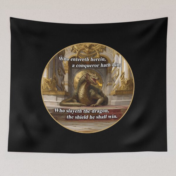 Item preview, Literary Fire Breathing Dragon House of Usher Excerpt designed and sold by babbselasdesigns.