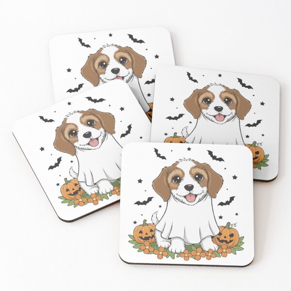 Item preview, PBGV Puppy Ghost – Cute Halloween Dog Costume.png designed and sold by The Real Life Symphony.