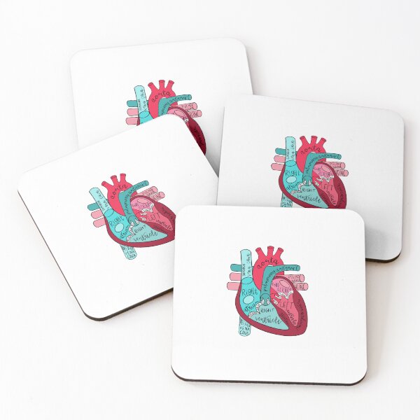 Item preview, Labeled Anatomical Heart  designed and sold by Amariafagundes.