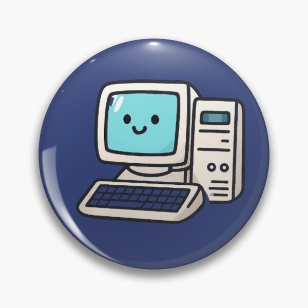 Item preview, Retro mini computer sticker with nostalgic 90s vibes — perfect for tech lovers. designed and sold by Visuals-60.