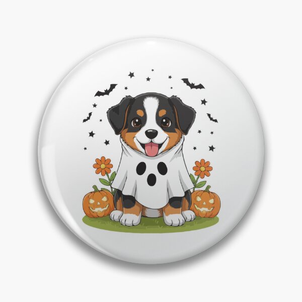 Artikelvorschau, Appenzeller Welpengeist – Süßes Halloween Hundekostüm entworfen und verkauft von The Real Life Symphony.