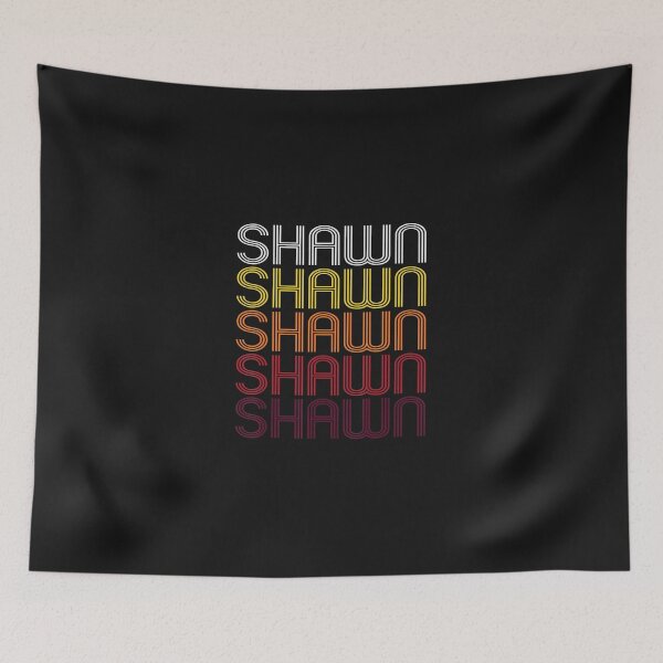 Item preview, Shawn Retro Wordmark Pattern designed and sold by hilaryis7bessie.