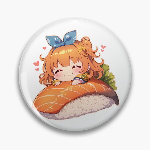Item preview, Chibi Sushi Maki Mikan Yuuki To Love Ru Kawaii designed and sold by CarlosBender.