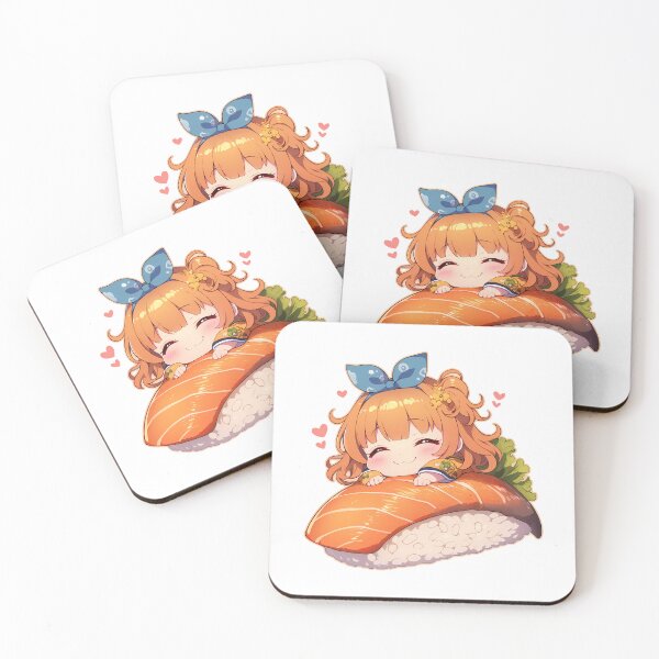 Item preview, Chibi Sushi Maki Mikan Yuuki To Love Ru Kawaii designed and sold by CarlosBender.