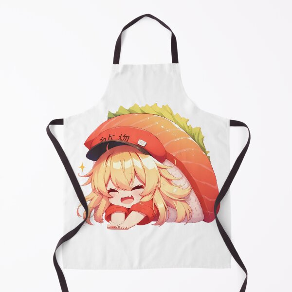 Item preview, Anime Chibi Sushi Nigiri Eosinophil Cells At Work Kawaii designed and sold by CarlosBender.