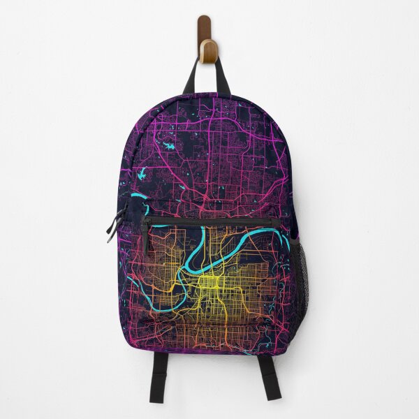 Item preview, Kansas City Map of Missouri, USA - Neon designed and sold by deMAP.