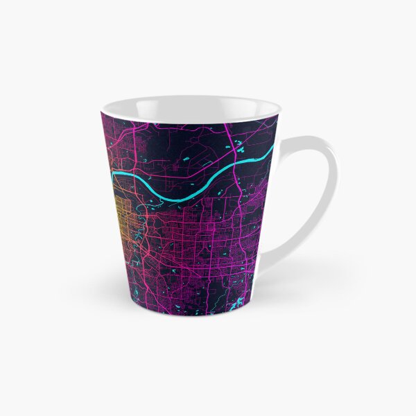 Item preview, Kansas City Map of Missouri, USA - Neon designed and sold by deMAP.