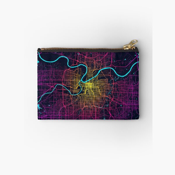 Item preview, Kansas City Map of Missouri, USA - Neon designed and sold by deMAP.