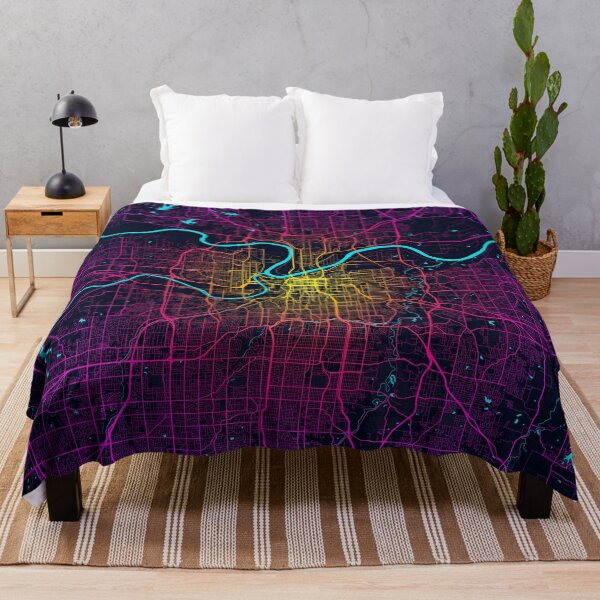 Item preview, Kansas City Map of Missouri, USA - Neon designed and sold by deMAP.