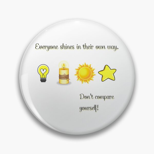 Item preview, Motivational Quote Wall Art – "Everyone Shines in Their Own Way" – Positive Inspirational Decor up designed and sold by Arte Zen.