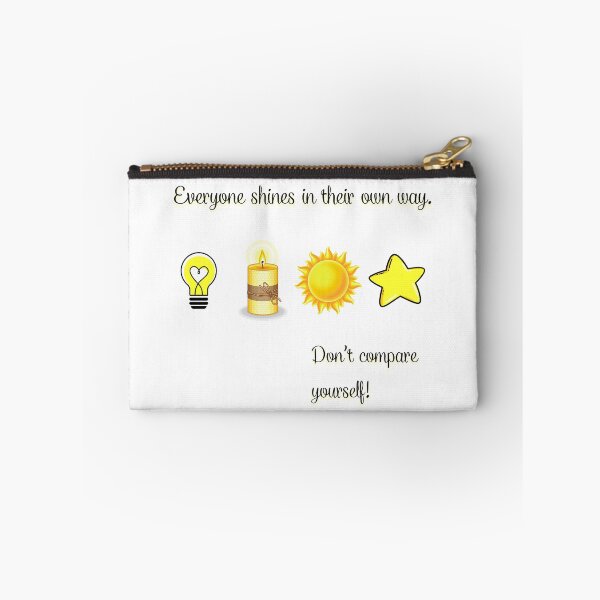 Item preview, Motivational Quote Wall Art – "Everyone Shines in Their Own Way" – Positive Inspirational Decor up designed and sold by Arte Zen.