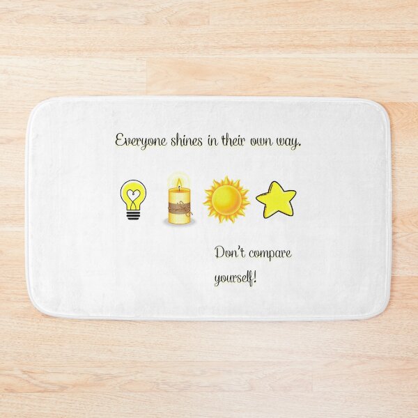 Item preview, Motivational Quote Wall Art – "Everyone Shines in Their Own Way" – Positive Inspirational Decor up designed and sold by Arte Zen.