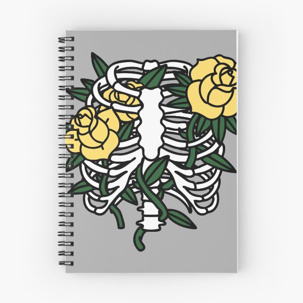 Item preview, Skeleton with yellow Roses designed and sold by Sailing Llamas.