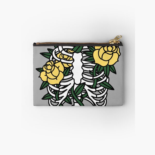 Item preview, Skeleton with yellow Roses designed and sold by Sailing Llamas.