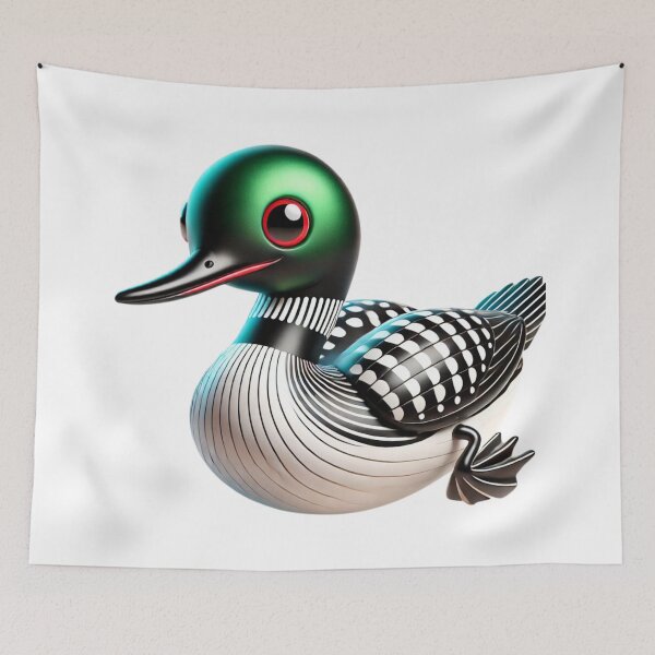 Item preview, Adorable Common Loon Duck designed and sold by Sillytoe.