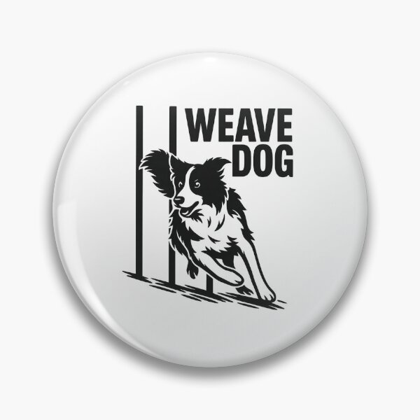 Item preview, WEAVE DOG – Funny Dog Agility Weave Poles Design designed and sold by Pawthletes.