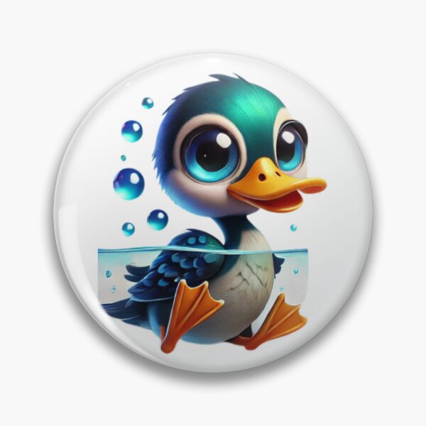 Item preview, Adorable Diving Duck designed and sold by Sillytoe.