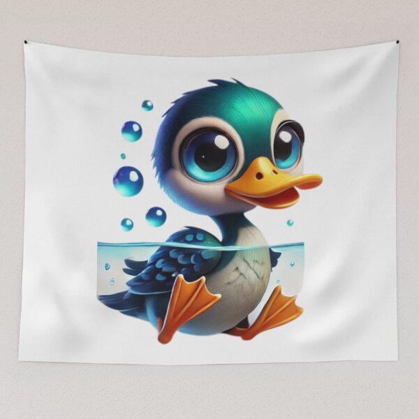 Item preview, Adorable Diving Duck designed and sold by Sillytoe.