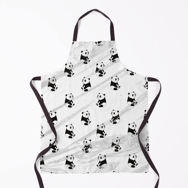 Item preview, Cute Panda Seamless Pattern – Adorable Black and White Panda Design designed and sold by Happyfreedom.