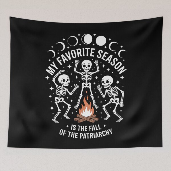 Item preview, Anti Patriarchy Skeleton Autumn Fall Joke designed and sold by Sea4Adventures.
