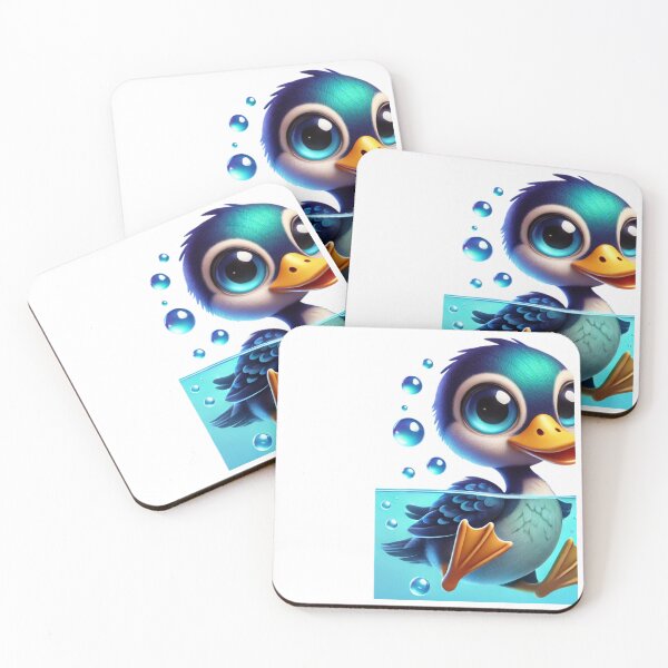 Item preview, Bubbly Diving Duck designed and sold by Sillytoe.