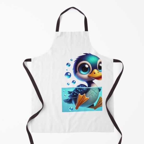 Item preview, Bubbly Diving Duck designed and sold by Sillytoe.