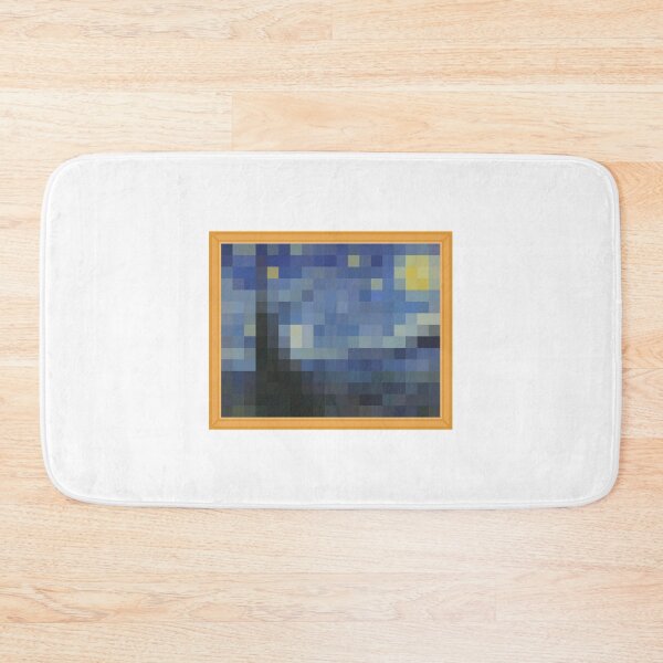 Item preview, The Starry Night Pixelated designed and sold by TheBrokeGeek.